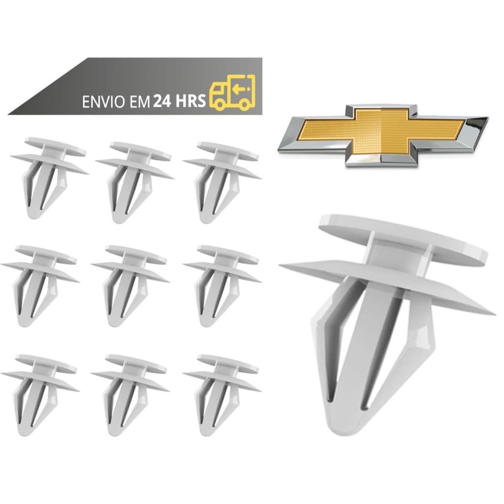 Kit Grampo Presilha Forro da Porta Chevrolet GM Celta Corsa Astra Montana Vectra Agile