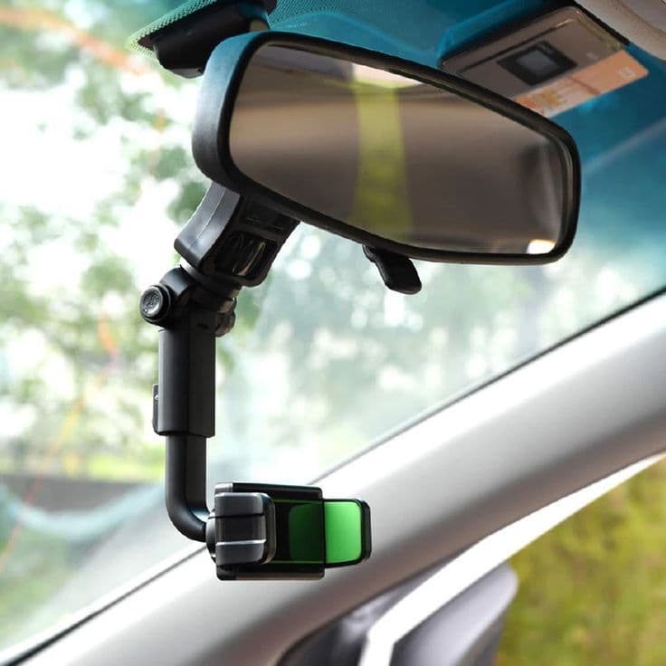 Suporte Do Telefone, Suporte De Telefone Celular Móvel No Carro, Espelho Retrovisor
