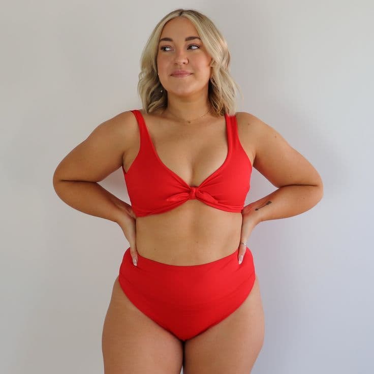 Biquíni top amarração Plus Size sustentação com bojo removivel Cintura Alta -GG 46/50 BOJO REMOVIVEL CALCINHA  HOTPANTS