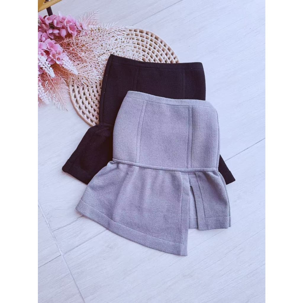 Kits 2pcs,Blusa modal #MD-07 tomara que caiu em tricô modal peplum,estilo e conforto para qualquer ocasião moda feminina