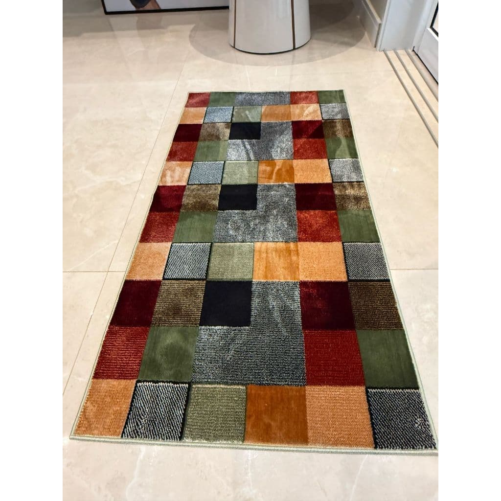 Tapete Passadeira Belga 1,20 x 0,60cm Antiderrapante Superfície Aveludada para quartos portas etc.