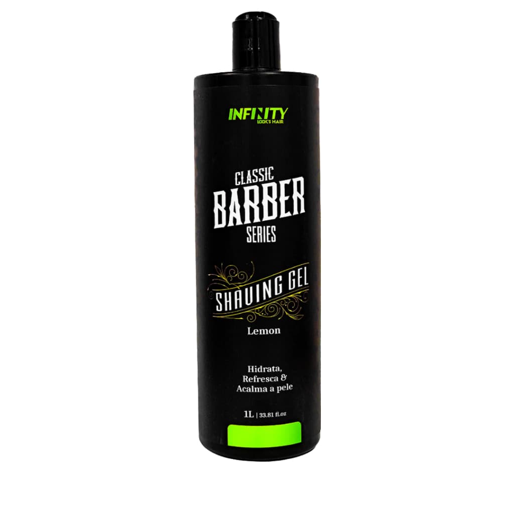 Shaving Gel Lemon Infinity 1kg | Barbear Profissional Suave e Sem Irritação | Envio Imediato