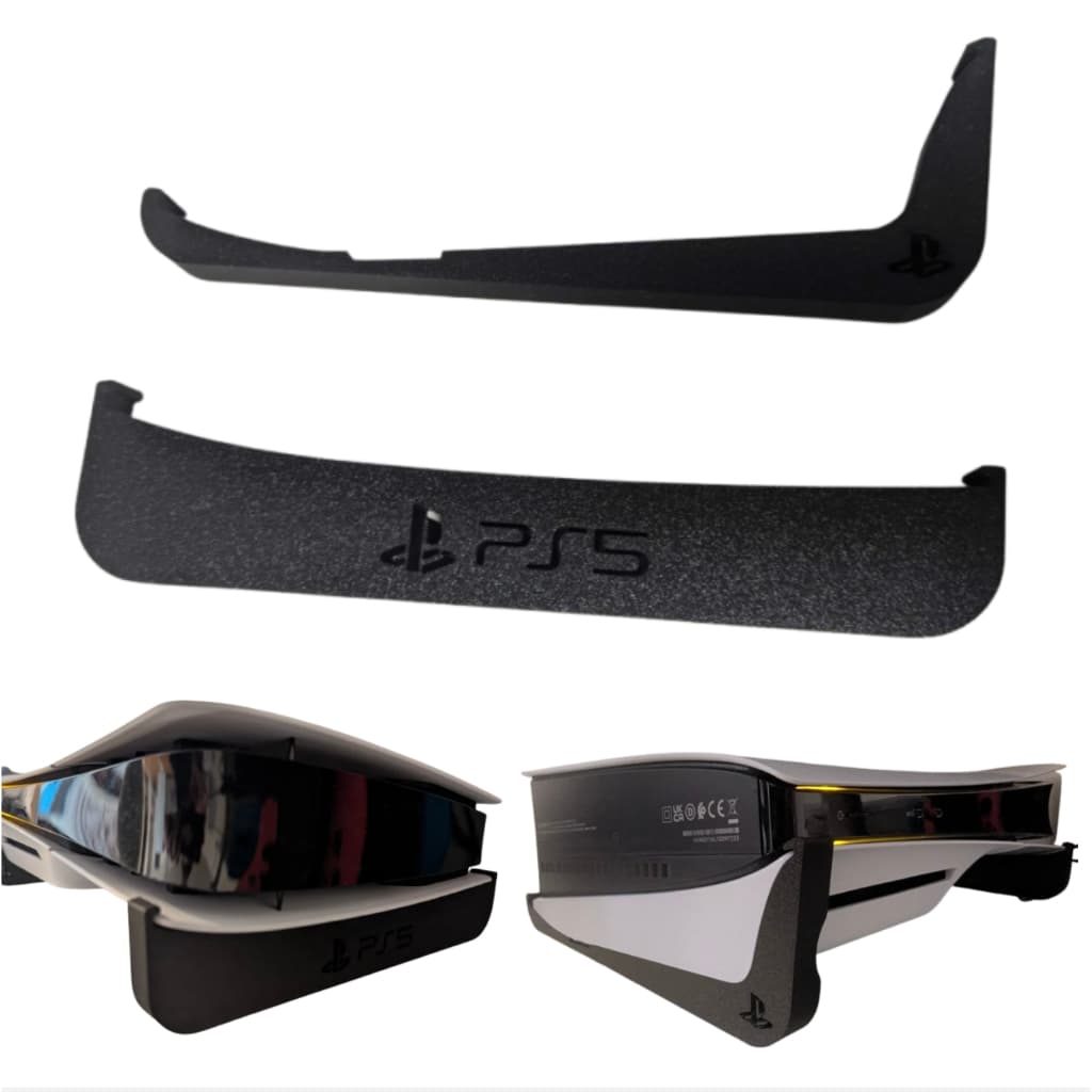 Suporte Play 5 Stand Base Horizontal Deitado Playstation Ps5 Slim C/ Disco