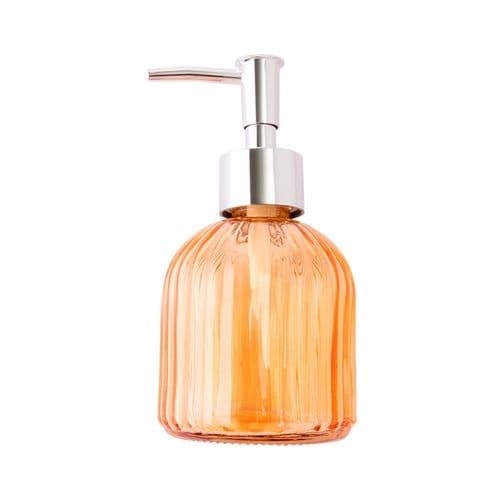 DISPENSER SABONETE LIQUIDO 200 ML VIDRO - COR ÂMBAR