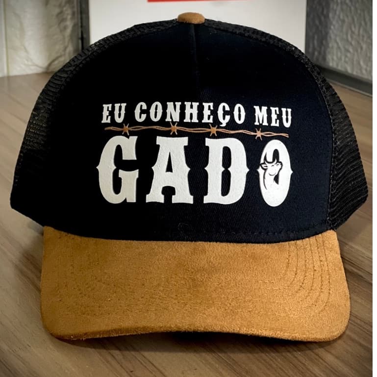 Boné Country Original aba curva Eu conheço meu gado Hype