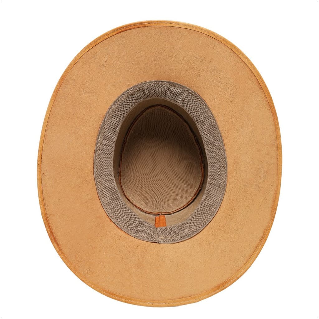 chapéus  de couro nobuck resistente otima qualidade