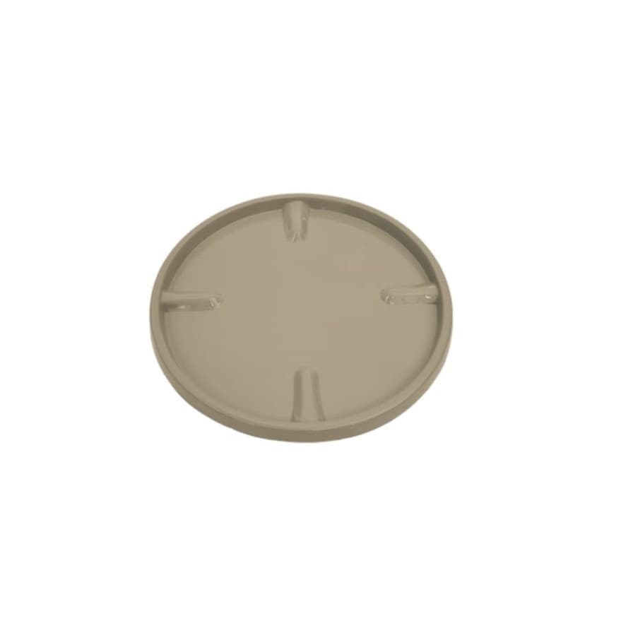 Prato para vasos em fibra de vidro sem rodízio (feito sob medida) Prato redondo