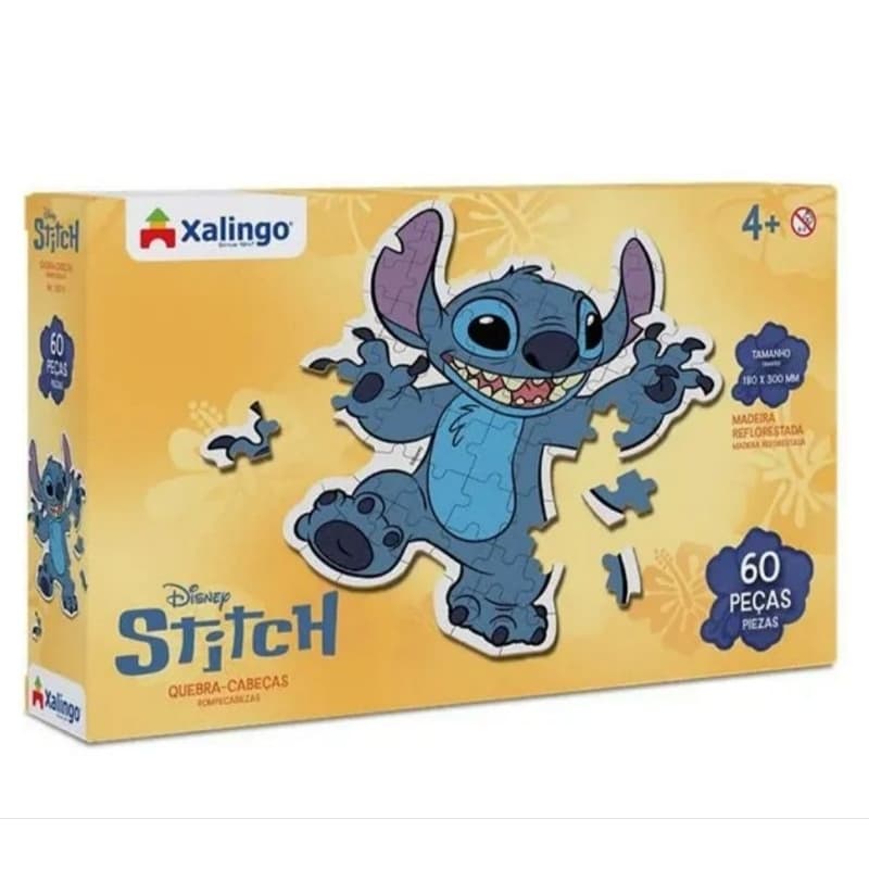 QUEBRA-CABEÇA STITCH 60 Peças Xalingo