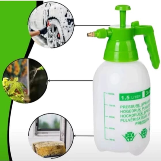 Pulverizador Spray Borrifador Compressão Manual Jardinagem Plástico Bomba Pressão 1,5 / 1,6L Sortido