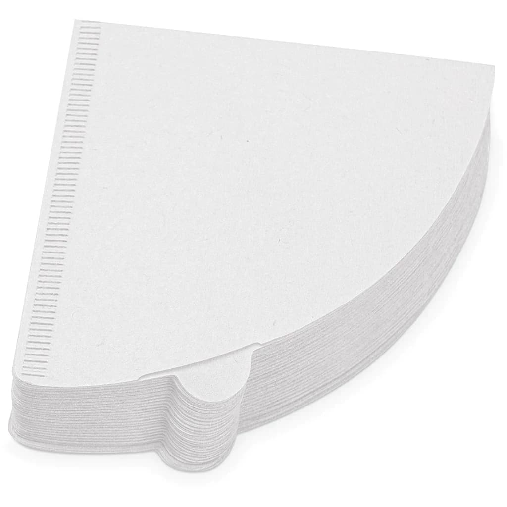 Kit 100 Filtros de Papel Tamanho 102 Tipo Hario V60 Passador de Café