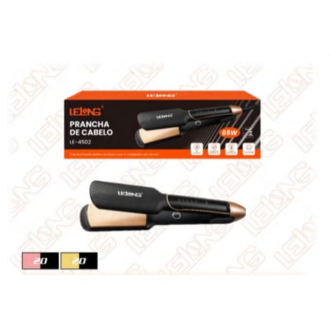 prancha para os cabelos profissional bivolt lelong