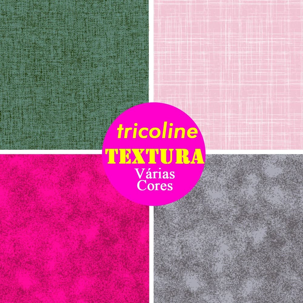 Tecido Tricoline Textura Poeirinha 100% Algodão 50cm x 1,50m para Artesanato e Costura