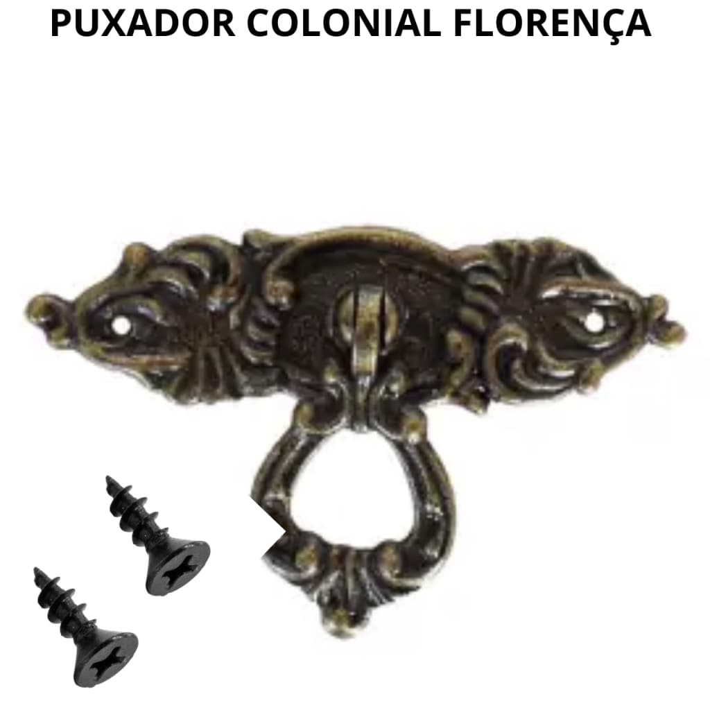 Puxador Móveis Gaveta Armário Colonial Florença