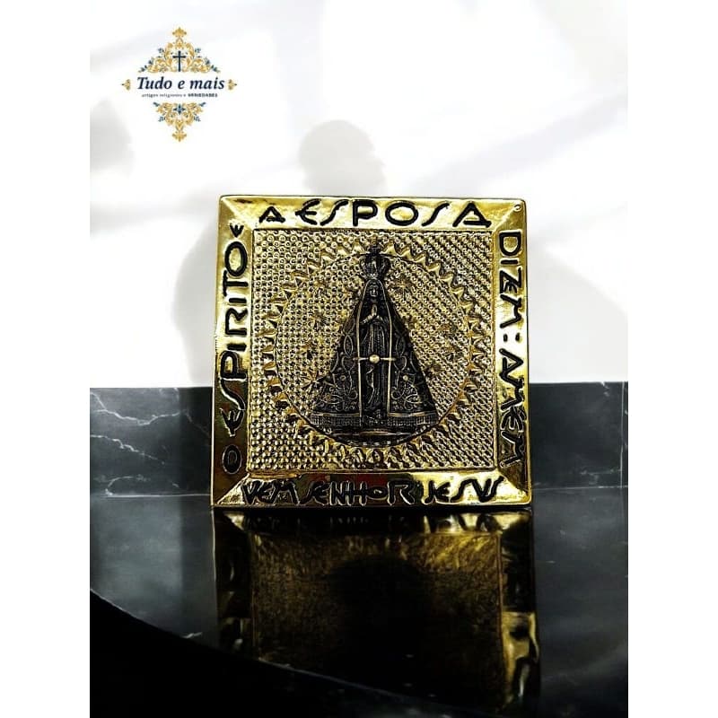 Enfeite Placa Nossa Senhora Aparecida Pequena/Grande