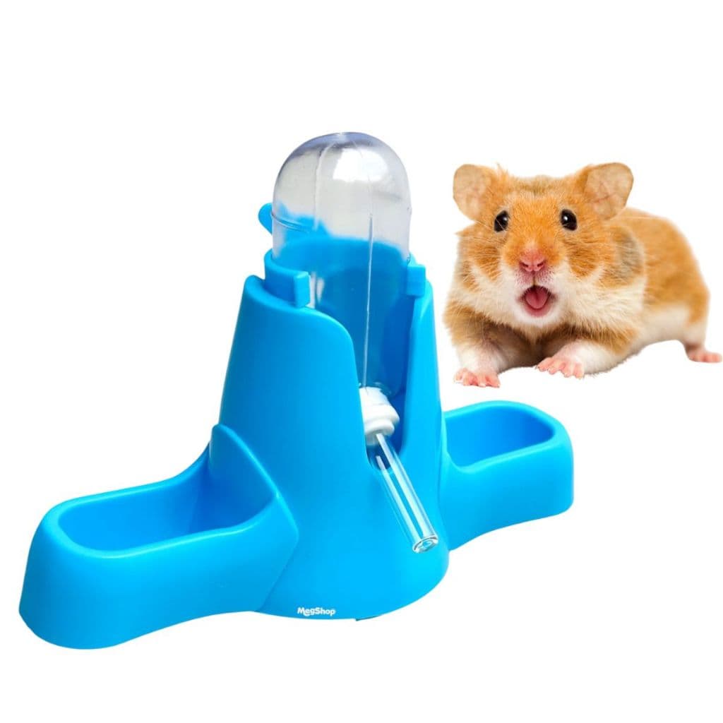 Bebedouro e Comedouro duplo  Para Hamster porquinho da india  Roedores