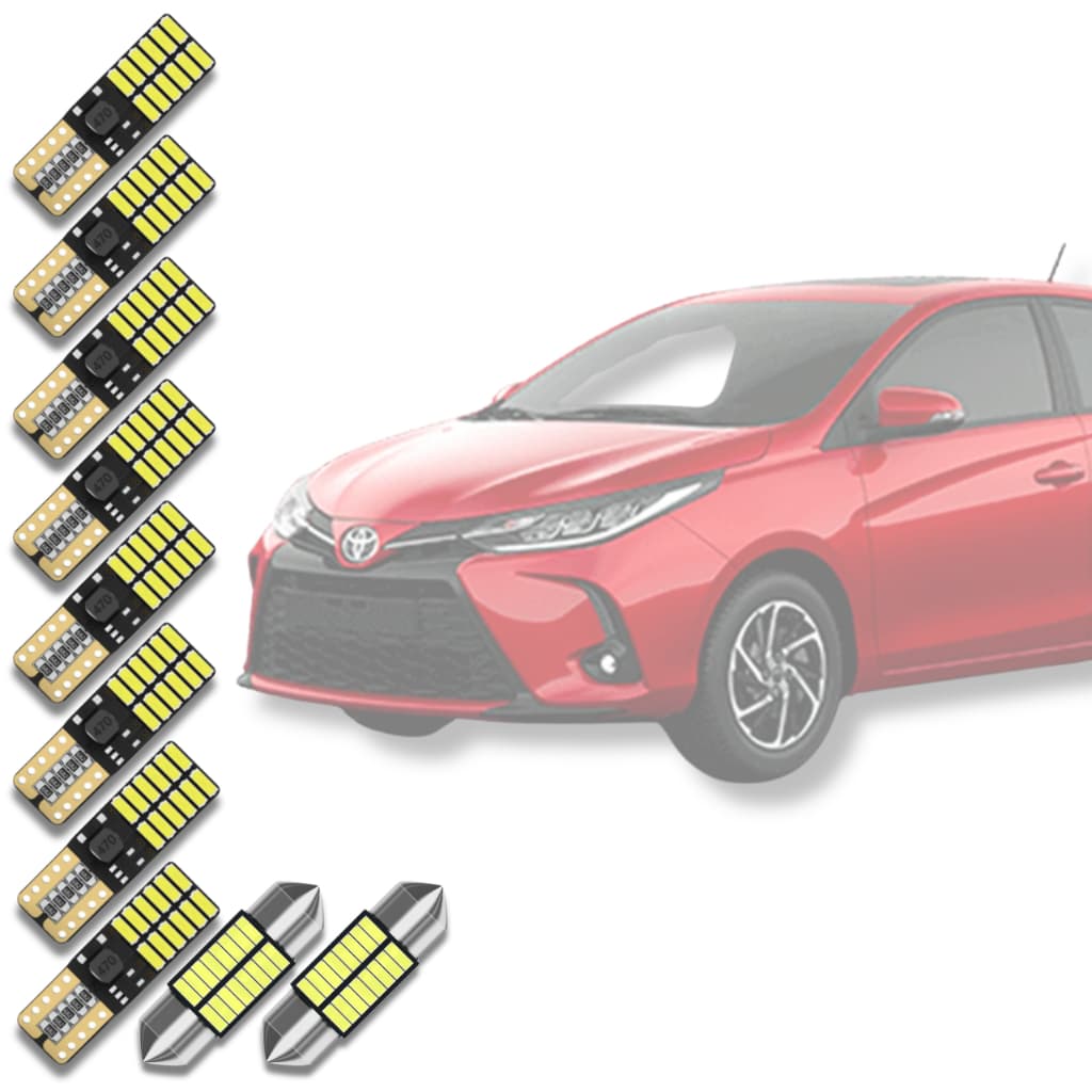 Kit Lampadas Super Led Toyota Yaris 2018 2019 2020 2021 2022 2023 *Envio 24h*
