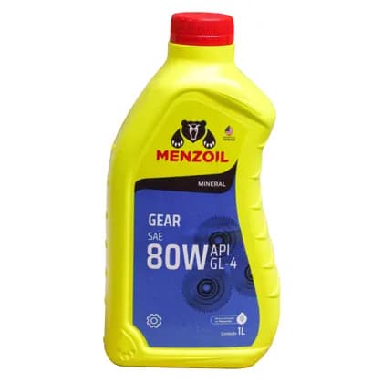 Óleo de Transmissão Menzoil 80W 1L API GL-4 – Proteção e Desempenho