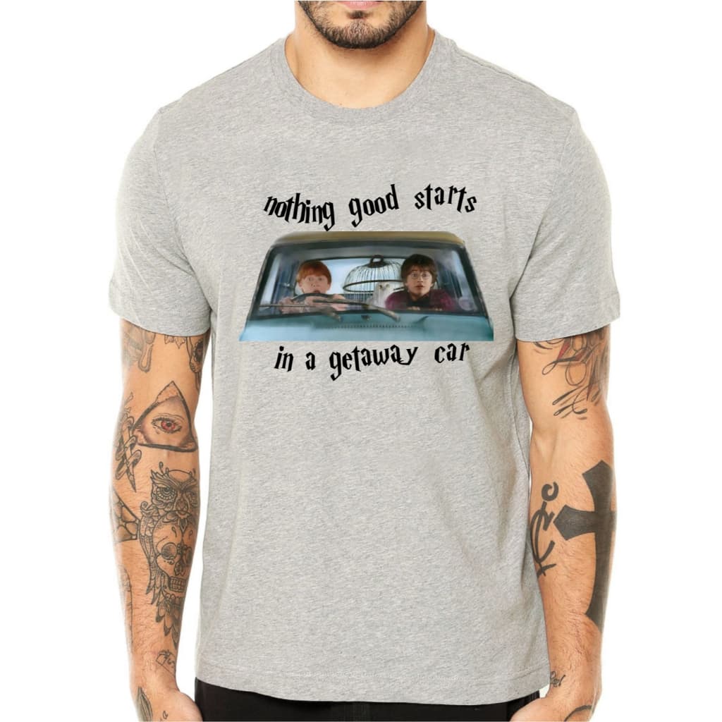 Nothing good starts in a getaway car harrypotter harry and ron harrypottertiktok  TikTok