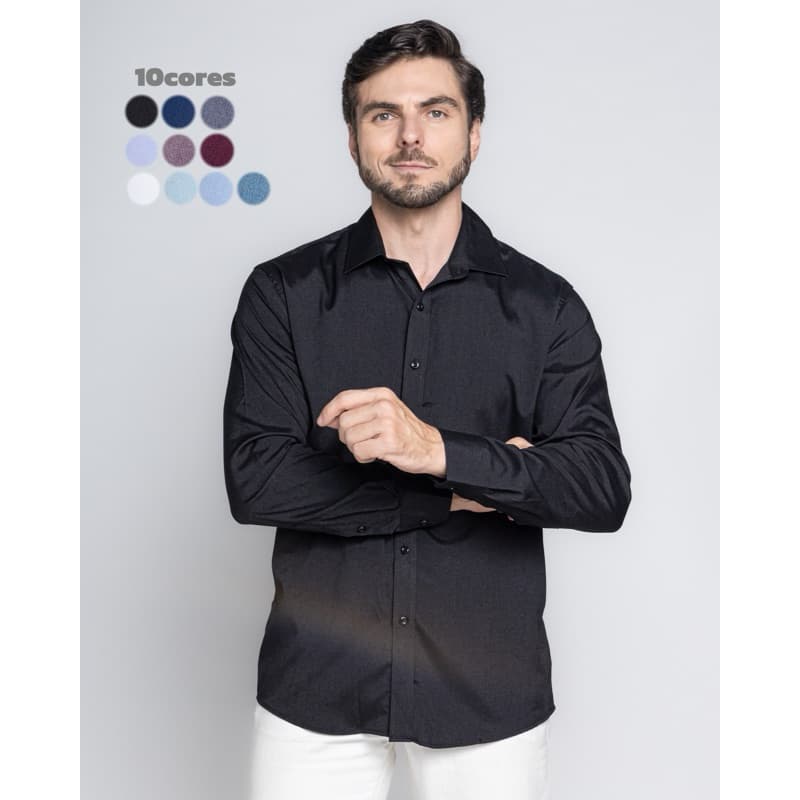 Camisa Social Masculina Perfeito Super Boa Qualidade Slim