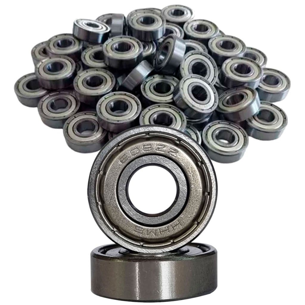 Kit 100 Rolamentos 608ZZ 608 Semi Profissional Abec - Skate, Patins, Longboard e Patinete