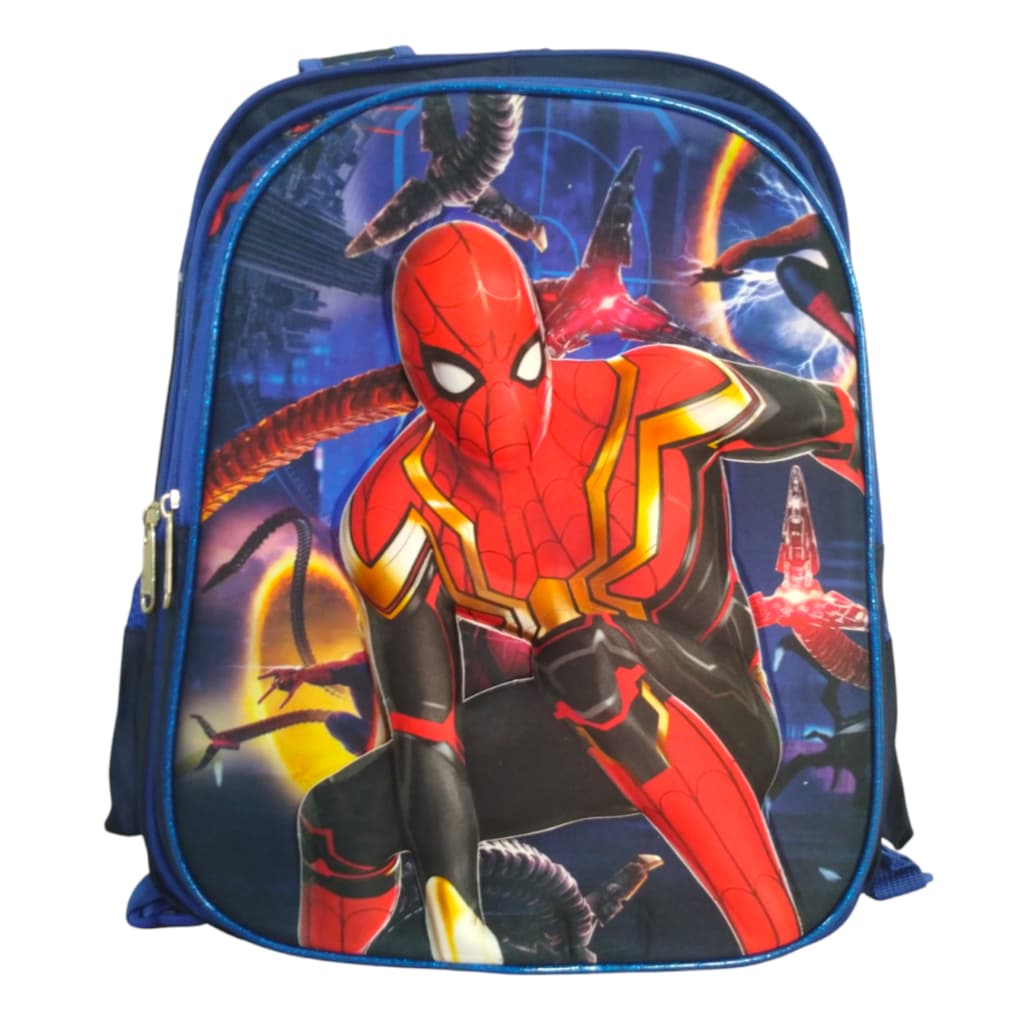 Mochila de Costa Personagem Homem Aranha 3D Alto Relevo Impermeável