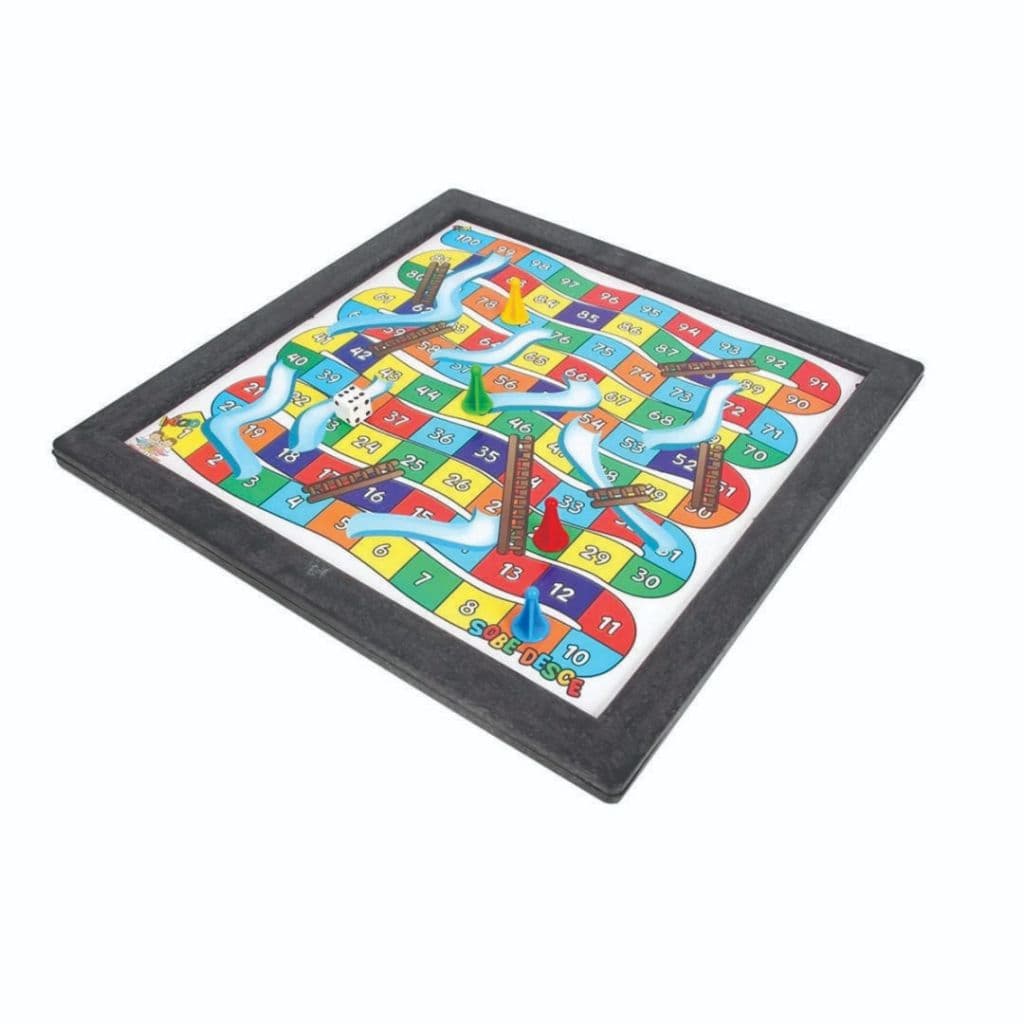 Jogo De Tabuleiro 2 Em 1 Ludo E Sobe Desce - Dutati 33x33