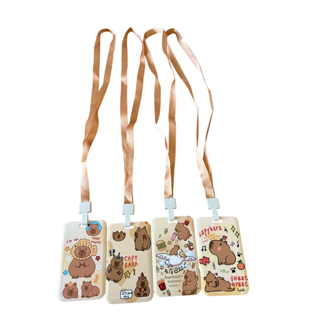 PORTA CRACHA  DE CAPIVARA , IDEAL PARA SEU BILHETE ÚNICO , CARTÃO E MUITAS OUTRAS UTILIDADES!!!