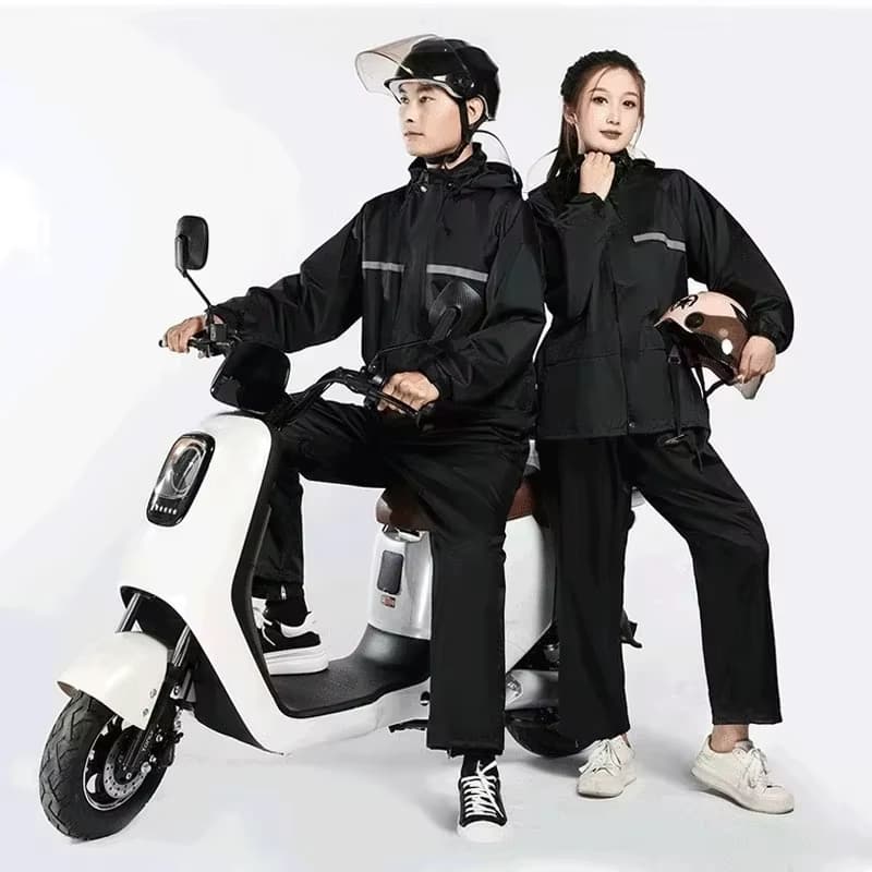 Capas de Chuva Motocicleta Unissex Casaco de Chuva Calças à Prova de Água Moto Impermeável Jaqueta