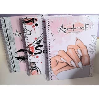 Agenda / Caderno de agendamento, Lash Lift, Manicure, Nail Designer e Salão de Beleza