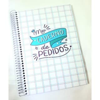 Caderno de pedidos / controle de despesas. pronta entrega