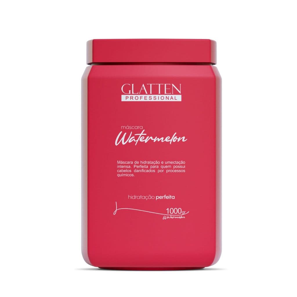 Glatten máscara de melancia watermelon umectação intensa 1kl