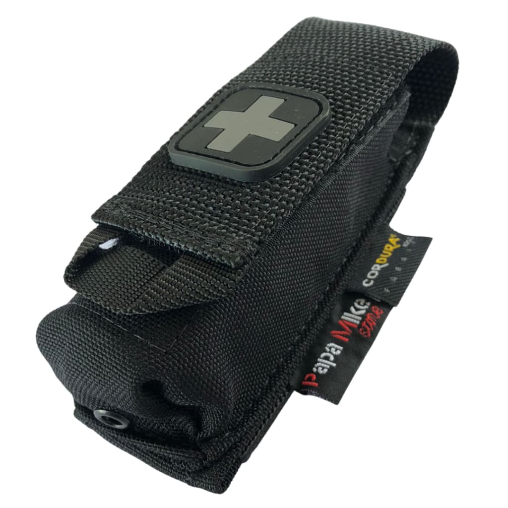 PORTA TORNIQUETE MODULAR CORDURA 1000 CRUZ CINZA EMERGÊNCIA
