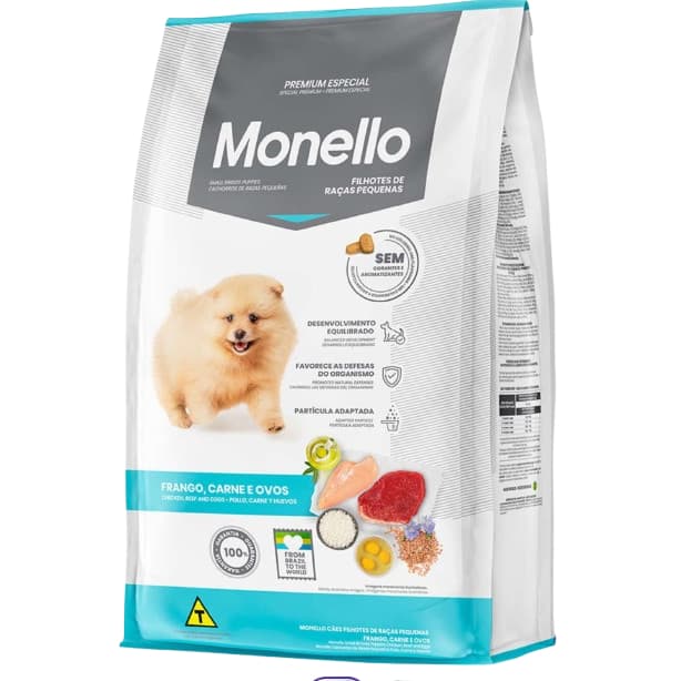 Ração Monello Premium Especial Cães Filhotes 10,1 kg