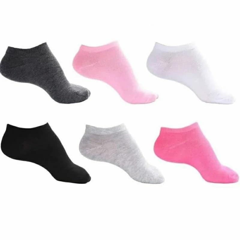 Kit 12 Pares de Meias Soquete feminina Cano Curto Qualidade