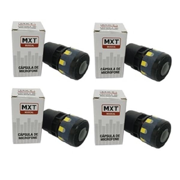 4 Cápsulas Microfone Dinâmica Similar SM58 600ohms Profissional