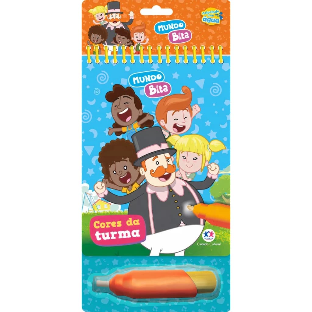 Livro Infantil Aquabook Mundo Bita Cores Da Turma Ciranda Cultural
