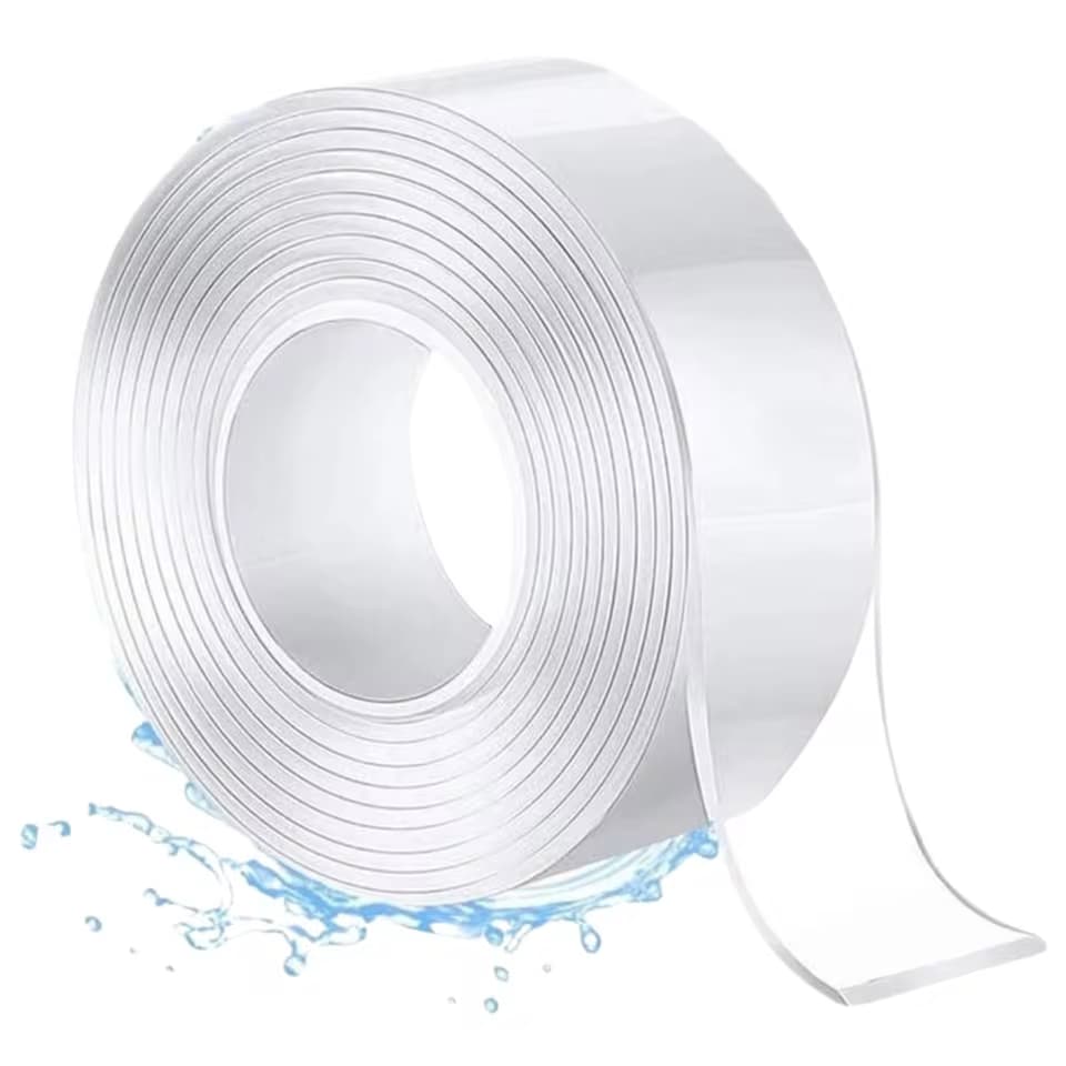 Fita Dupla Face Extra Forte Transparente Gel Silicone Adesiva Fixação Rápida Multiuso 3M x 3cm Casa