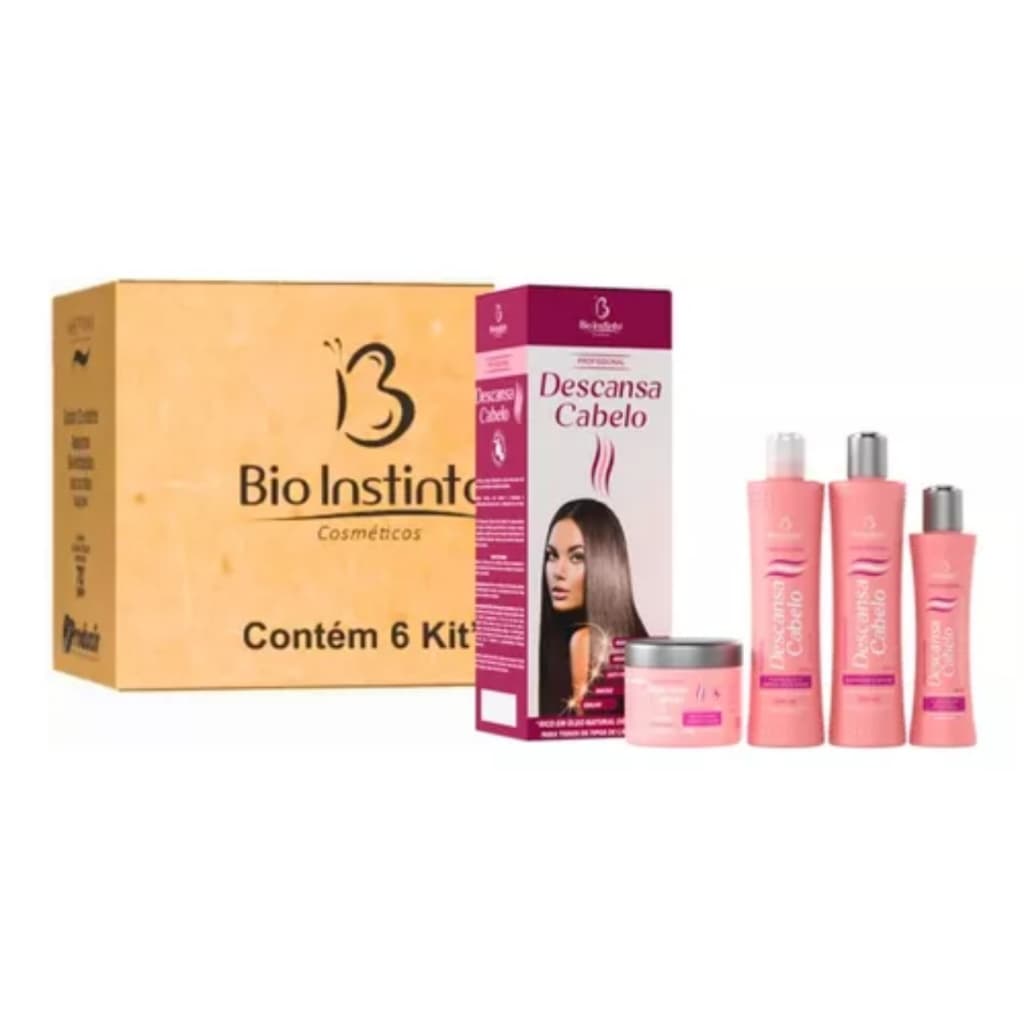 Kit Capilar Descansa Cabelo Bio Instinto - 6 Kits