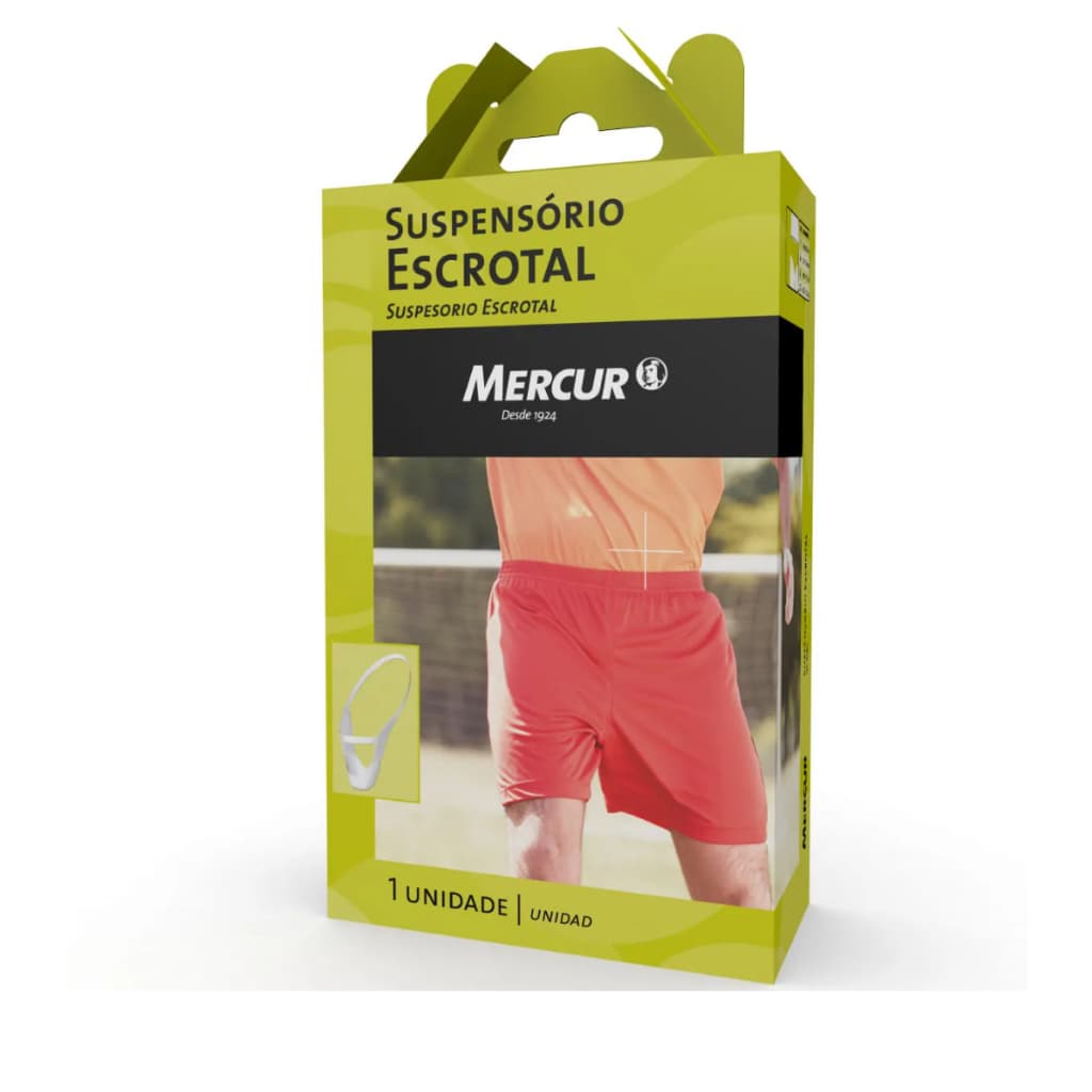 Suspensório Escrotal Mercur Suporte Confortável e Discreto Masculino Ortopédico Pós Operatório
