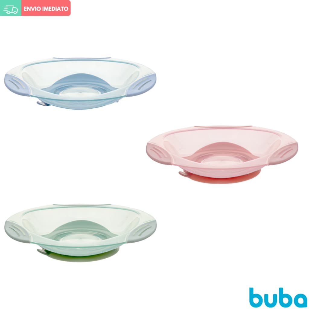Pratinho com Ventosa BLW Buba Lava-Louças Micro-ondas