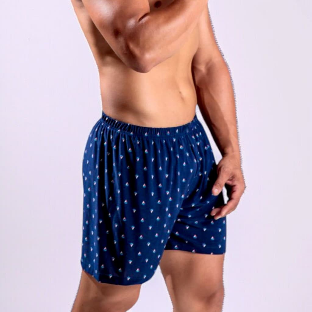 Kit 3 Cueca Samba Canção Masculina Calção de Dormir Short Fresco Confortável de Liganete