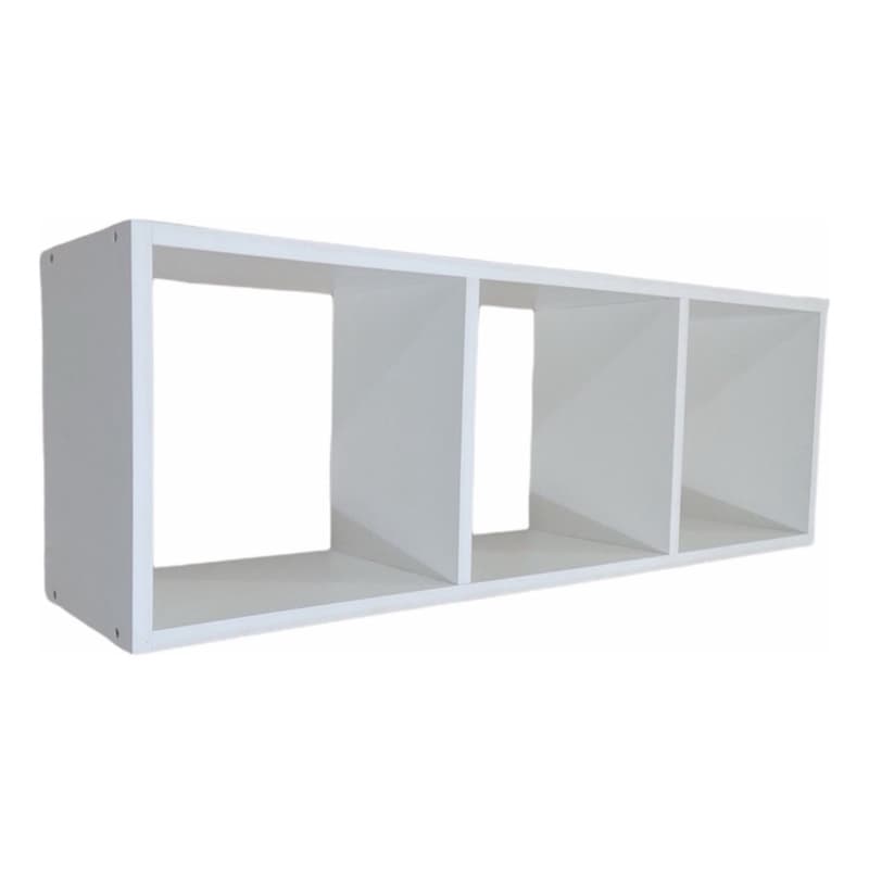 Colmeia 80x25x25 na cor branca fosco 100%MDF