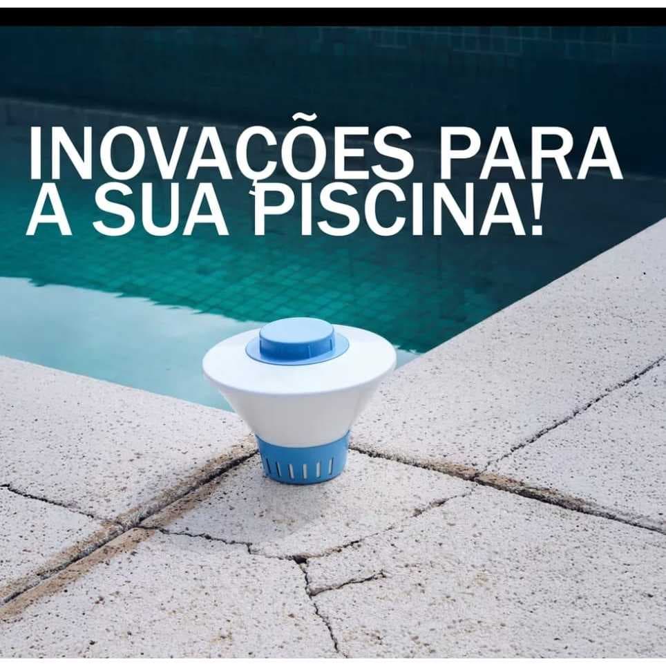 Clorador Flutuante De Piscina Suporte Para Pastilha De Cloro Boia De Cloro Piscina
