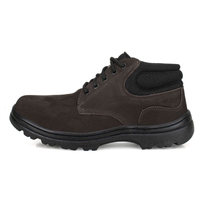 bota coturno couro legítimo nobuck