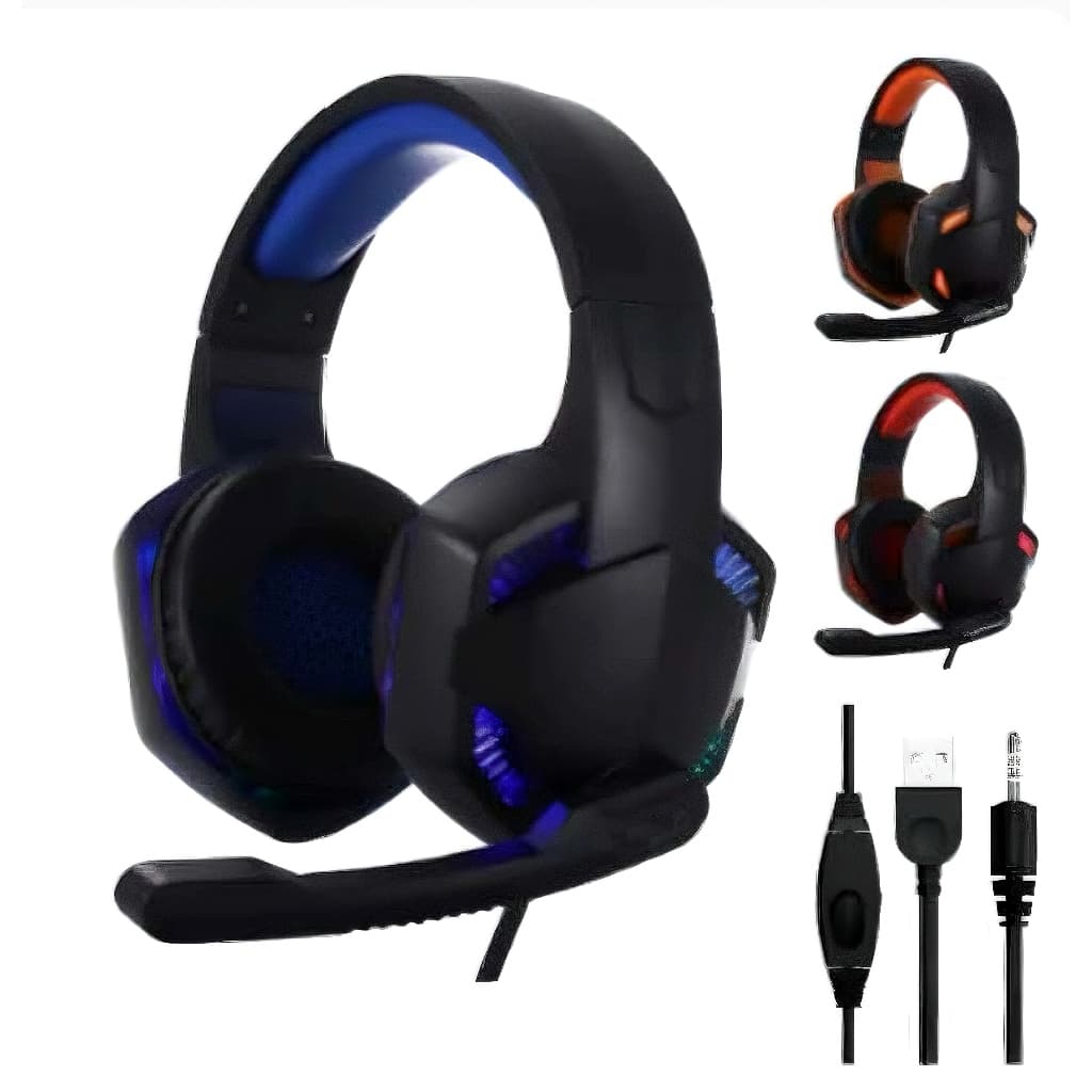 Fone Ouvido Gamer Headset Audio Componente Ps3 Ps4 Celular Com Microfone Pc KA-9008