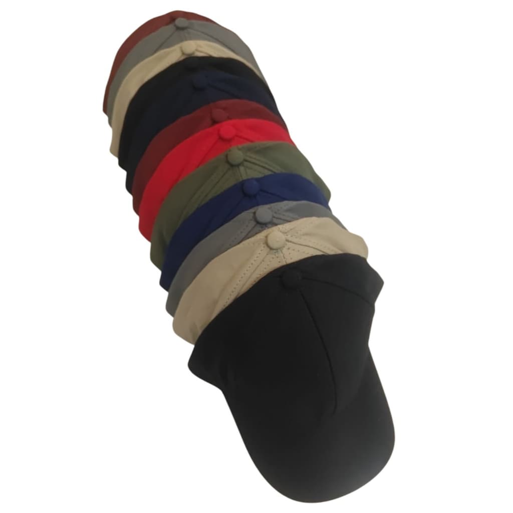 Kit 10 Bonés Liso Varias Cores Adulto com Ajuste Masculino Feminino