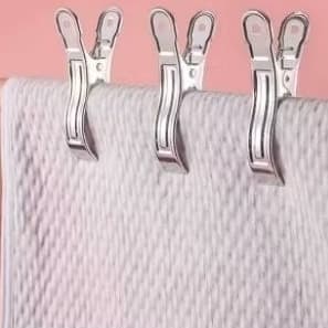 Prendedor  Para Edredom 2 Pcs Inox Grande