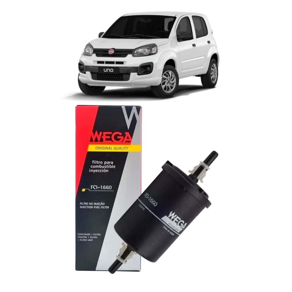 Filtro De Gasolina Combustivel Uno Vivace Sporting Way 2013 até 2021 Original Wega
