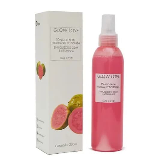Tonico Facial Glow Love Goiaba Vegano MAX LOVE