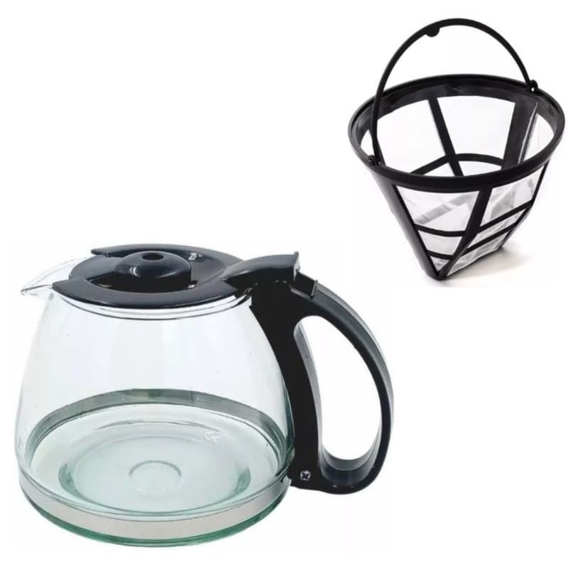 Jarra e Filtro Permanente Cafeteira Electrolux ECM-20 30 Xícaras vidro Reforçado
